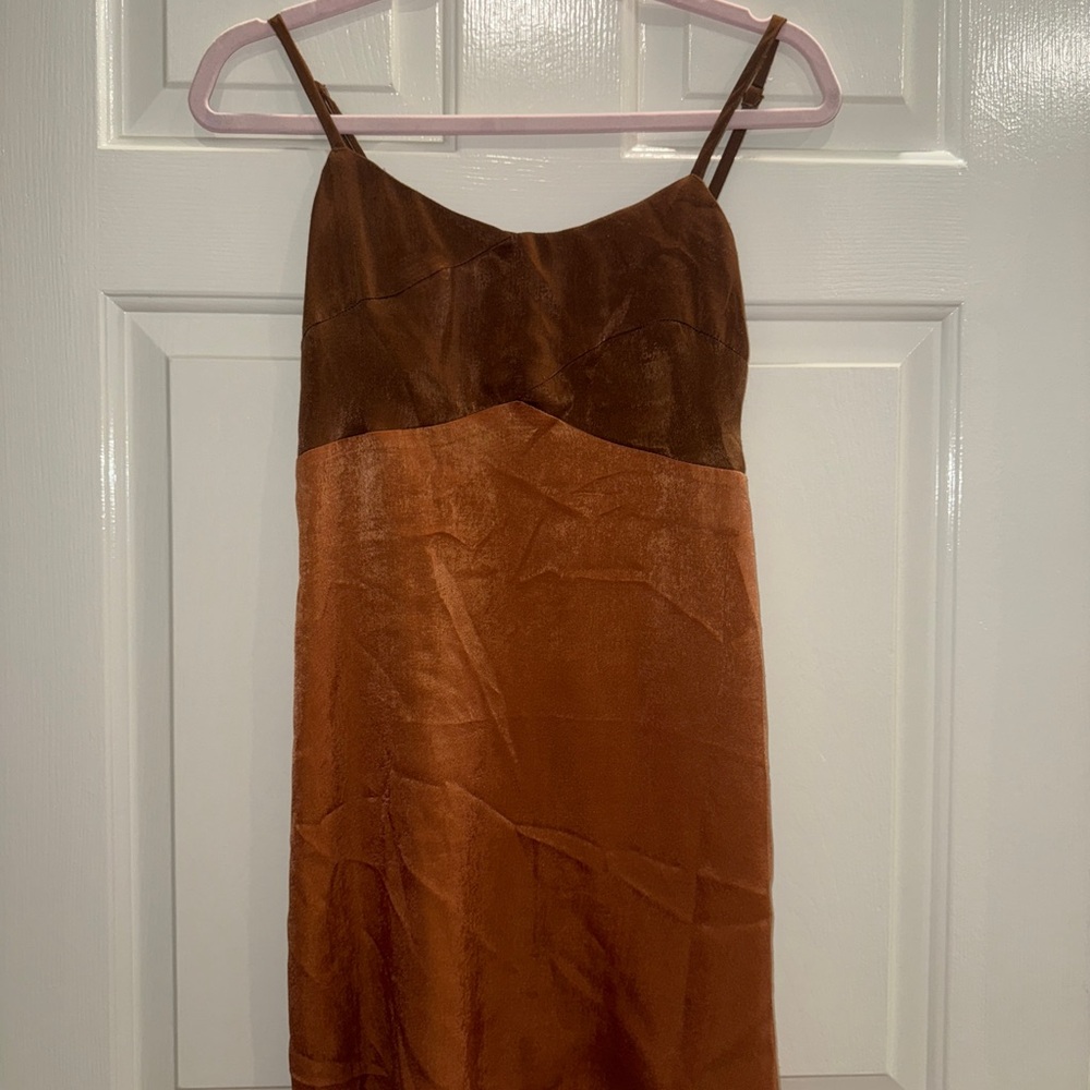 Light and Dark Brown Dress